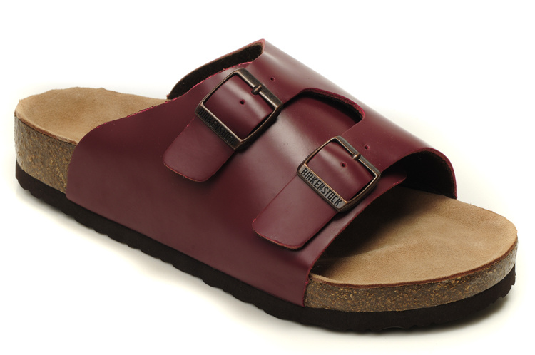 Birkenstock Zurich Wine Red Leather Sandals - Stylish Comfort for Every Occasion!