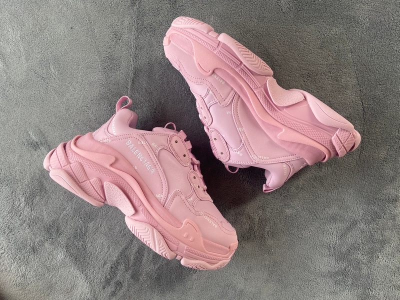 Balenciaga Triple S All Over Pink Women's Shoe 524039 W2FA1 5090