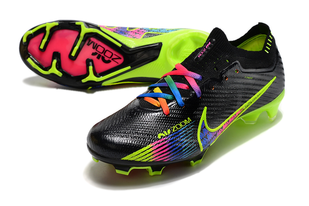 Nike Mercurial Vapor 15 Elite FG Black Yellow Pink Multicolor - High Performance Soccer Cleats | Free Shipping & Returns