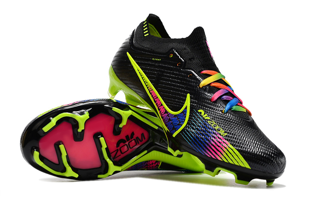 Nike Mercurial Vapor 15 Elite FG Black Yellow Pink Multicolor - High Performance Soccer Cleats | Free Shipping & Returns