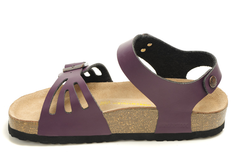 Birkenstock Bali Purple Leather Sandals - Stylish Comfort for Women Birkenstock Bali Purple Leather Sandals - Stylish Comfort for Women