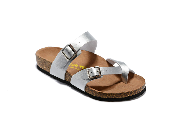 Birkenstock Mayari Snakeskin Silver Sandals - Stylish and Comfortable Footwear