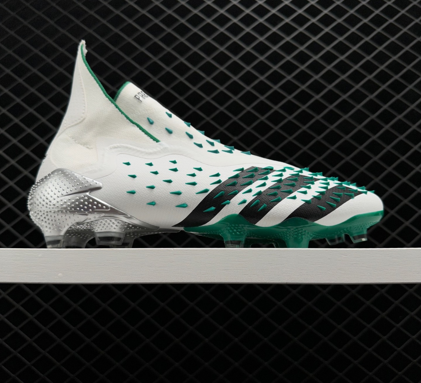 Adidas Predator Freak+ EQT FG 'Demonskin - White Sub Green' GX0224