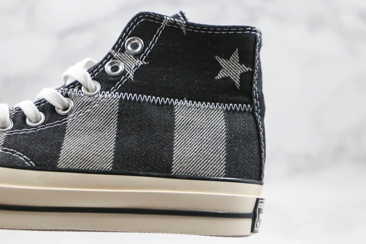 Converse Stars And Stripes Chuck 70 'Black White Egret' 167709C - Stylish Classic Sneakers