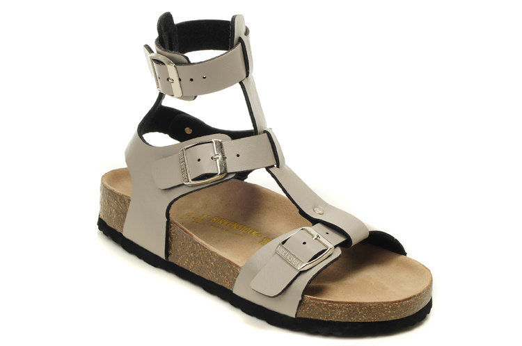 Birkenstock Chania Creamy White Leather Sandals - Stylish and Comfortable