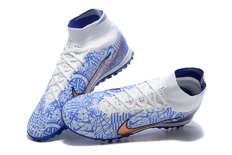 Nike Superfly 8 Academy TF Blue Football Boots - Top-Performing Turf Footwear