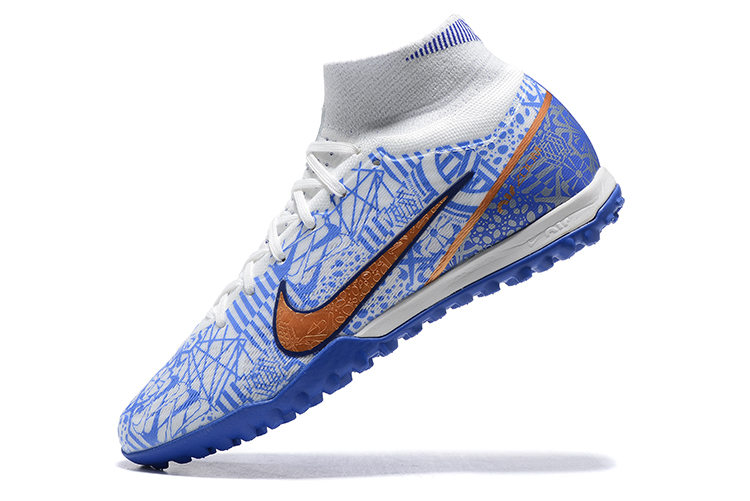 Nike Superfly 8 Academy TF Blue Football Boots - Top-Performing Turf Footwear