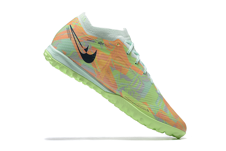 Nike Mercurial Vapor 15 Elite TF Barely Green Blackened Blue Total Orange - Shop Now!