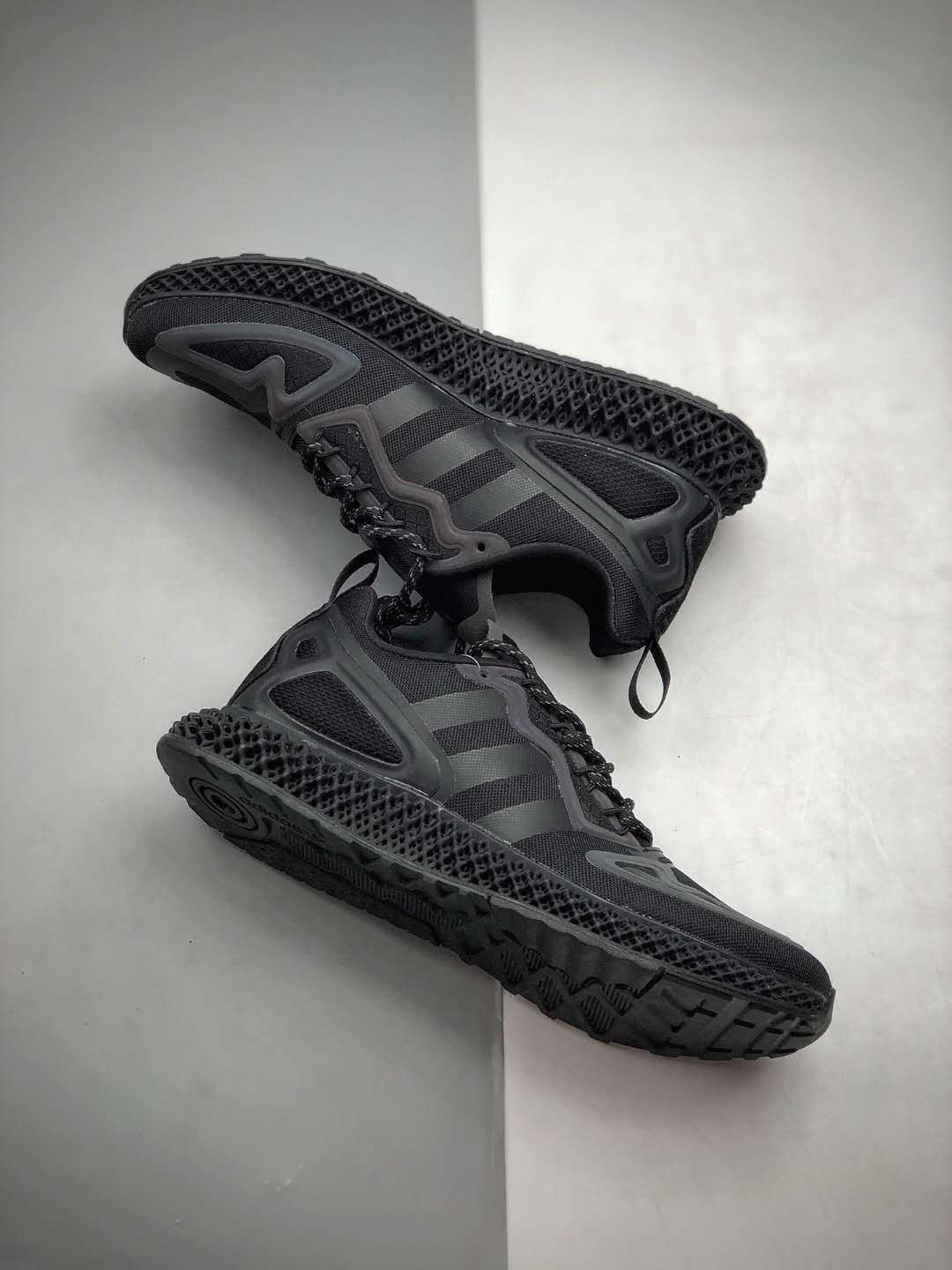 Adidas ZX 2K 4D Triple Black FZ3561 - Sleek and Stylish Sneakers