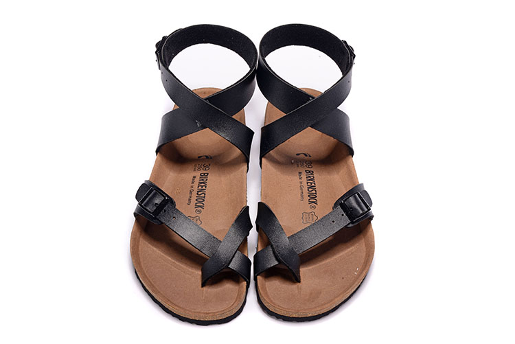 Birkenstock Yara Black Birko-Flor Patent Sandals - Stylish and Comfortable Footwear