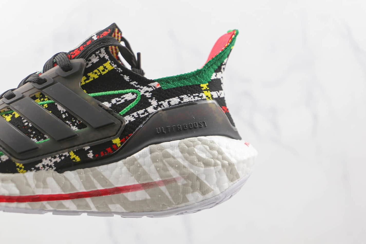 Adidas Palace x UltraBoost 21 'Black Multicolor' GY5555 - Stylish Collaboration Sneakers