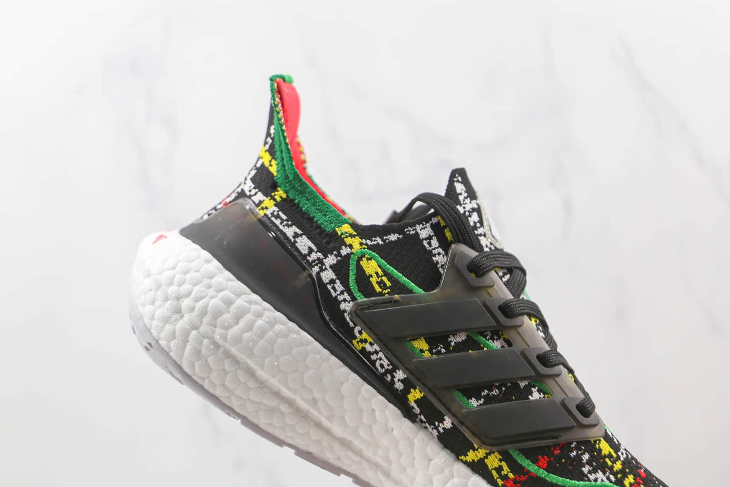 Adidas Palace x UltraBoost 21 'Black Multicolor' GY5555 - Stylish Collaboration Sneakers
