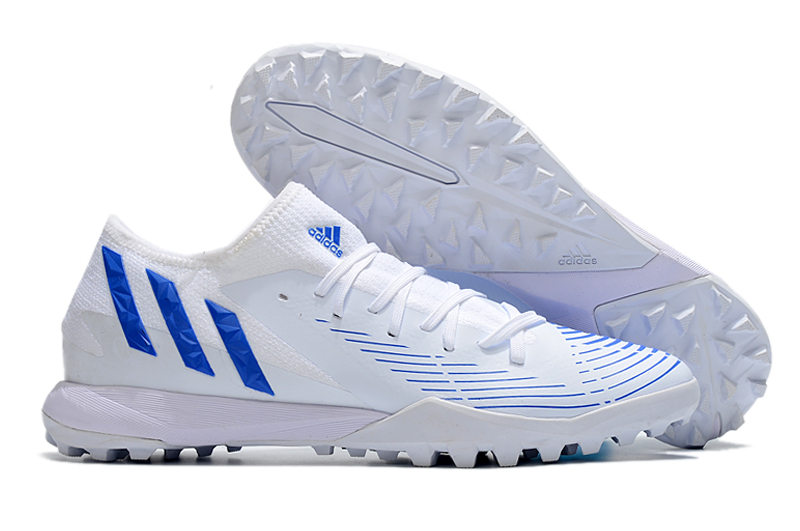 Adidas Predator Edge.3 TF 'White Hi-Res Blue' GX0000 - High-Performance Soccer Shoes for Turf