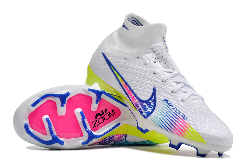 Nike Air Zoom Mercurial Superfly 9 Elite FG Rainbow - White Multicolor - Shop Now!
