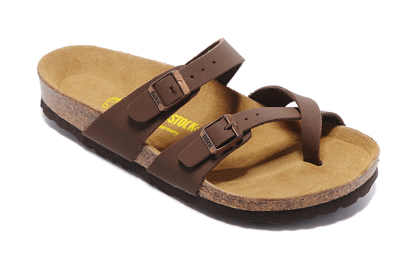 Birkenstock Mayari Chocolate Leather Sandals - Comfy & Stylish Footwear