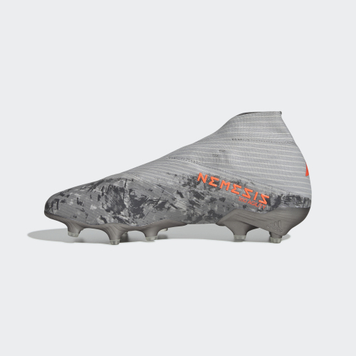 Adidas Nemeziz 19+ SG Football Boots | Grey Solar Orange Camo | EF8284