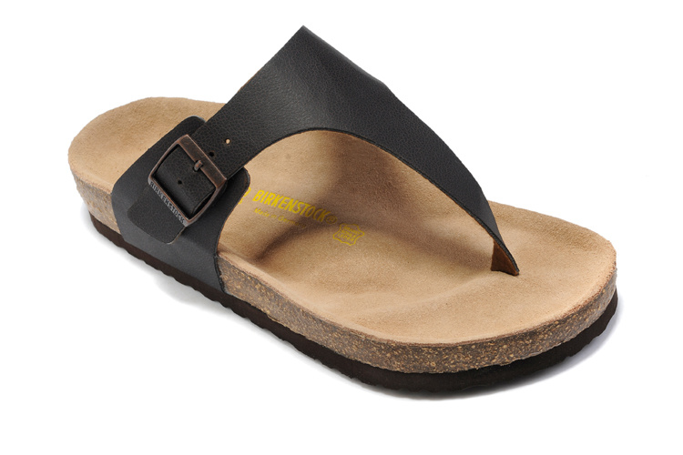 Birkenstock Como Black Leather Sandals - Comfortable, Stylish Footwear