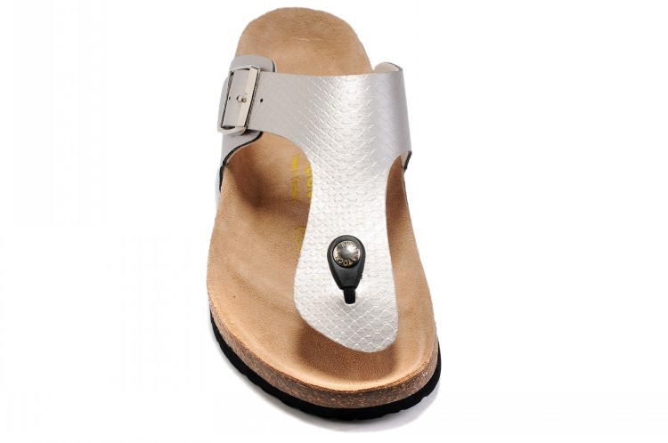 Birkenstock Gizeh Snakeskin Silver Sandals - Stylish and Comfortable Footwear for Women Birkenstock Gizeh Snakeskin Silver Sandals - Stylish and Comfortable Footwear for Women