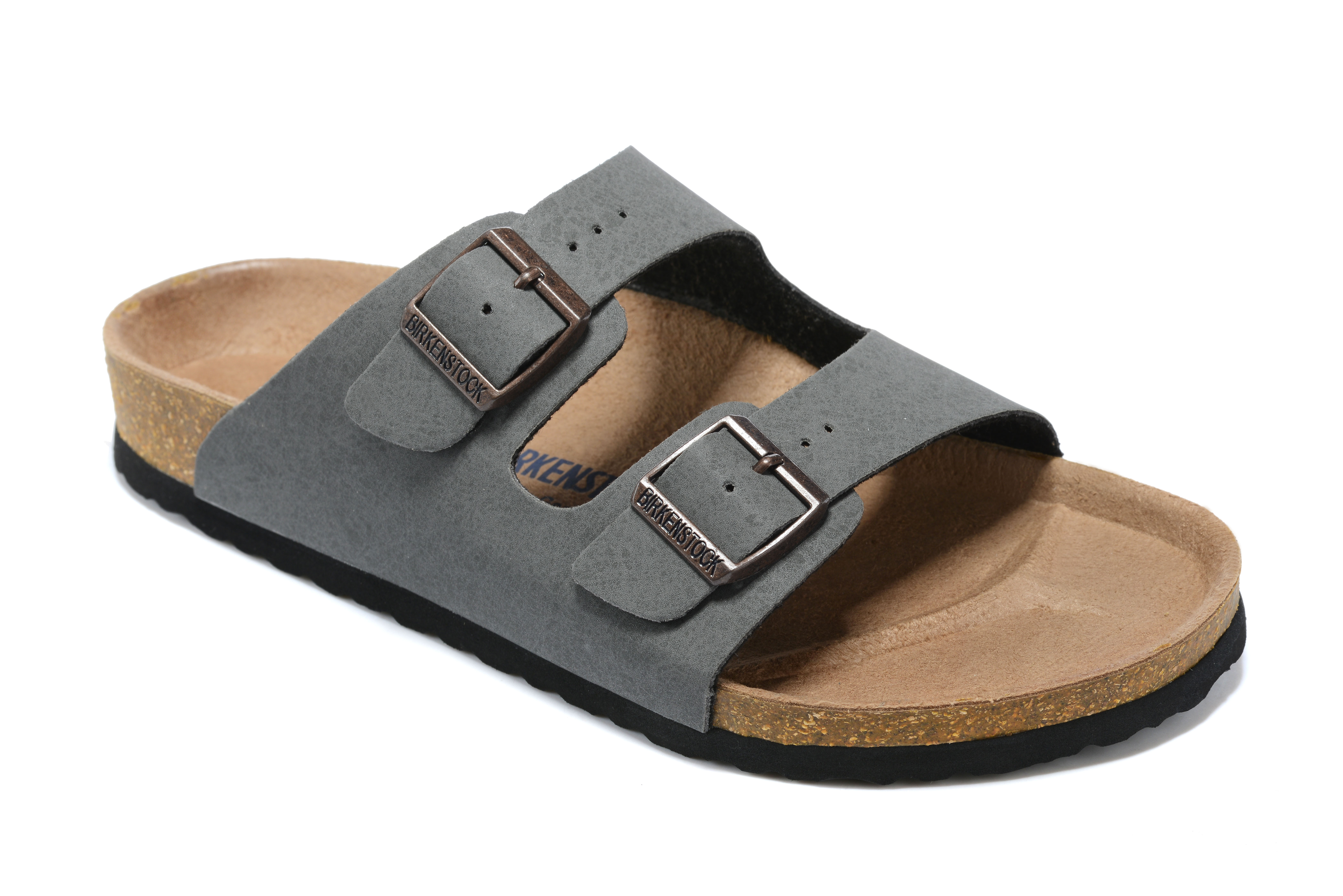 Birkenstock Arizona Gray Birko-Flor Men's Sandal - Stylish and Comfortable