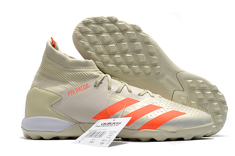 Adidas Predator Mutator 20.3 TF High Beige Orange White Football Boots