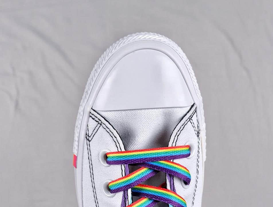 Converse Custom Chuck Taylor All Star Pride White: Stand Out with Customized High Tops