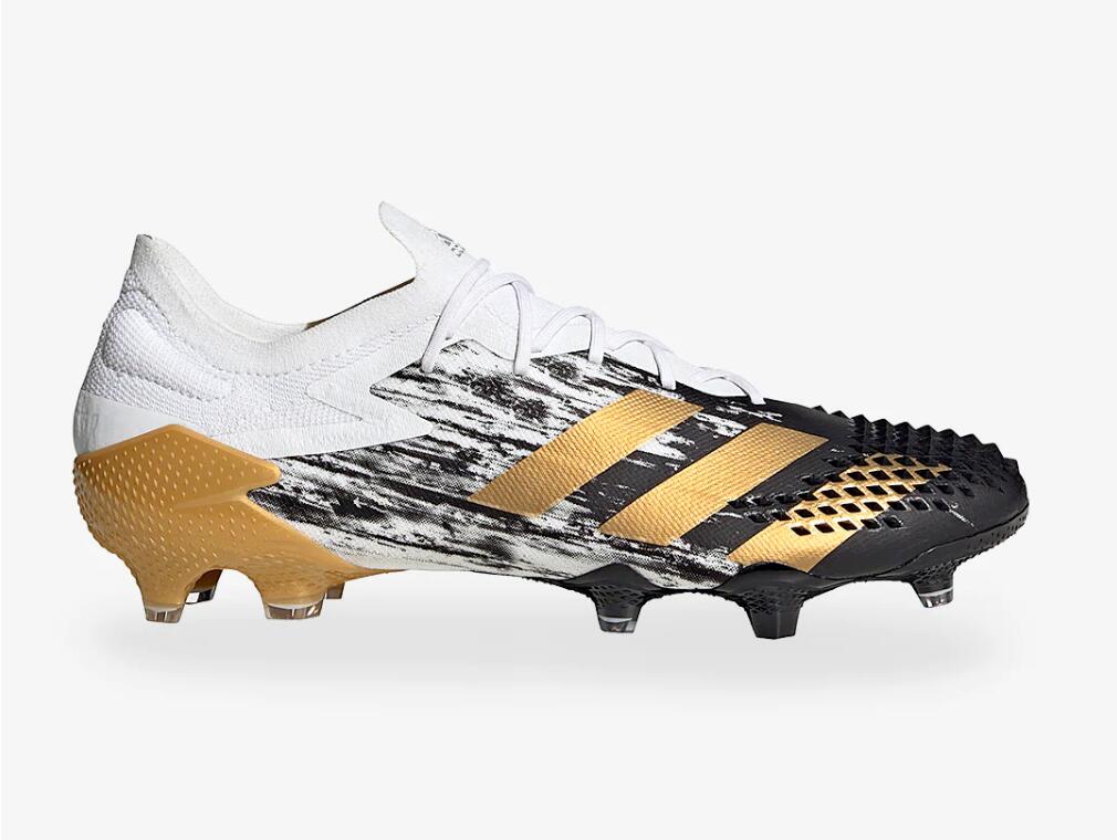 Adidas Predator Mutator 20.1 Low FG 'White Gold Metallic' FW9182 - Elite Performance Soccer Cleats