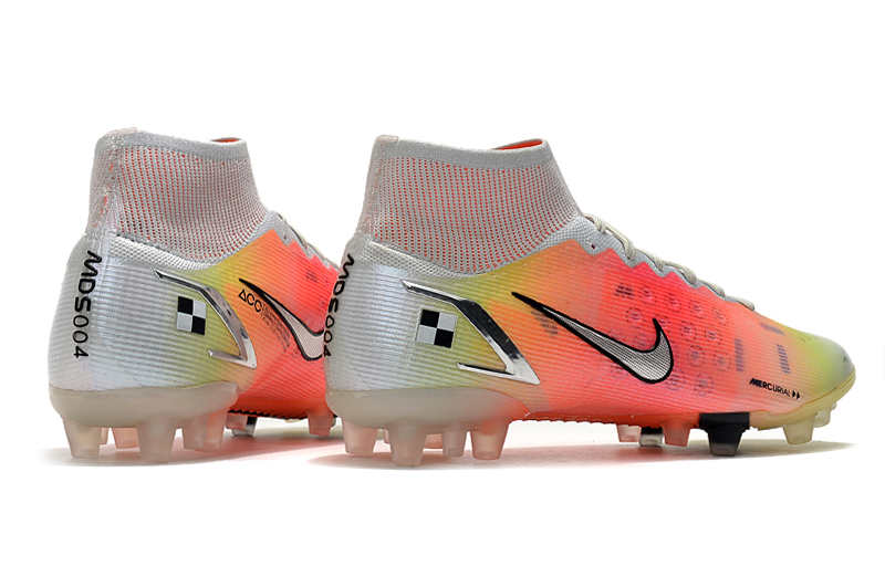Nike Mercurial Superfly 8 Elite AG Cleat Dream Speed 4 - White Bright Mango - Ultimate Agility and Style