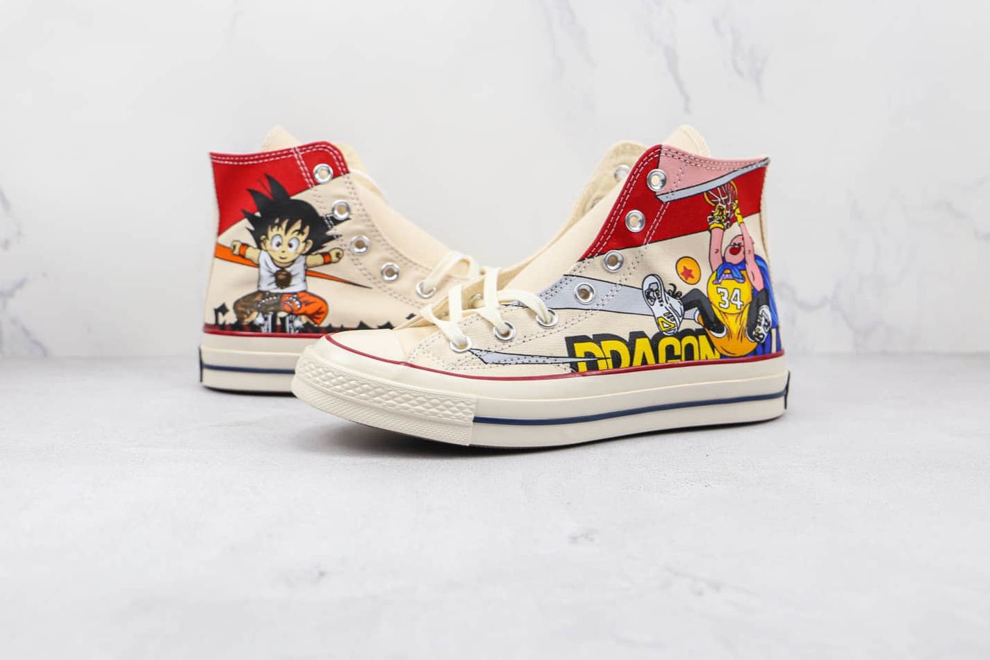 Dragon Ball x Converse Chuck Taylor All Star 70 Hi White 167781C: Iconic Collaboration for Anime Fans