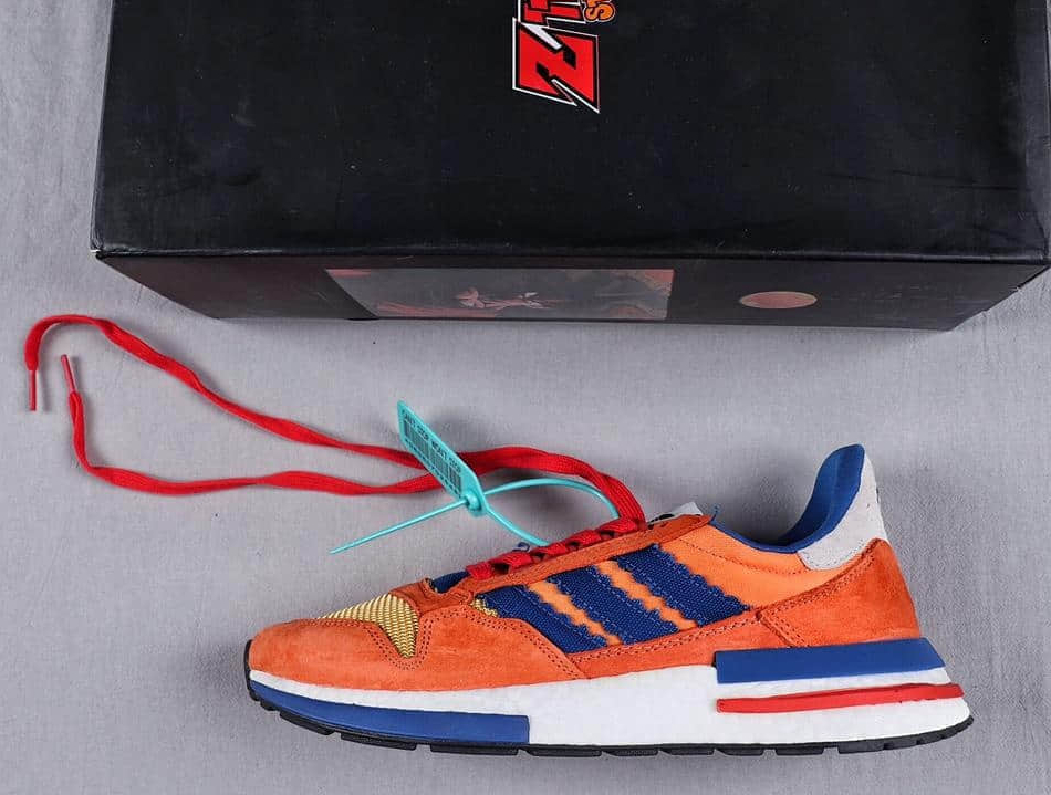 Adidas Originals Dragon Ball Z x ZX 500 RM 'Son Goku' D97046 - Limited Edition Sneakers