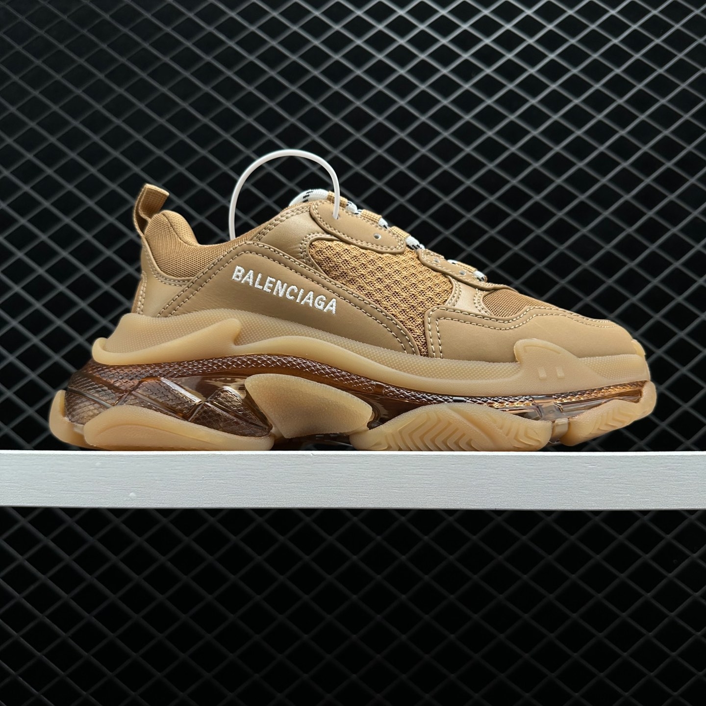 Balenciaga Triple S Clear Sole Brown 541624W2GA12706 - Stylish High-End Sneakers