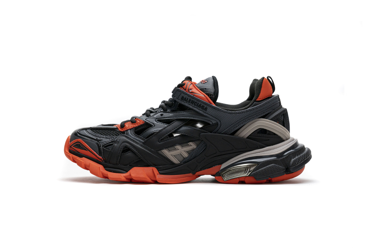 Balenciaga Track 2 Sneaker Dark Grey Orange 570391 W2GN1 2002 - Shop Now!