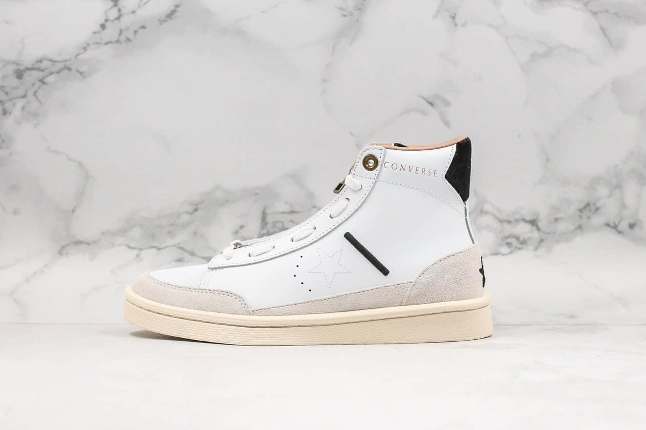 Converse IBN Jasper x Pro Leather Mid 'White' 165744C - Iconic Collaboration at Its Best