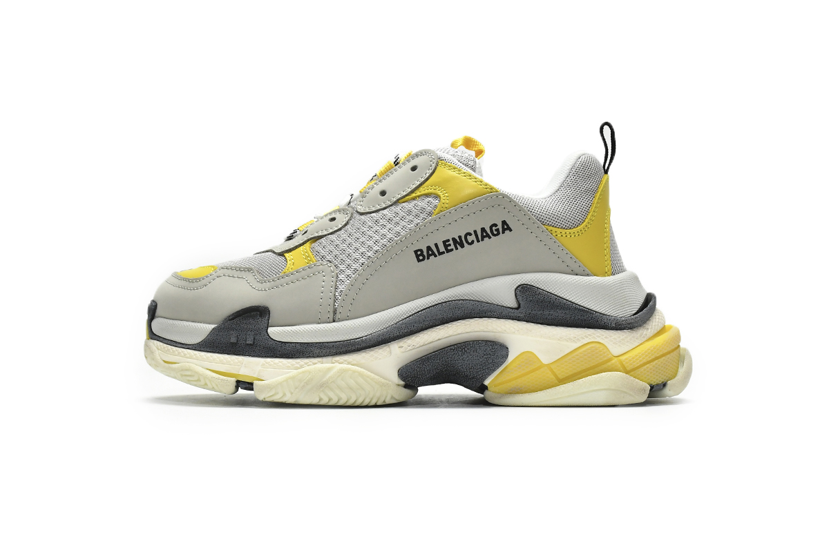 Balenciaga Triple S White Women's Sneakers - 524037 W0E1 9000