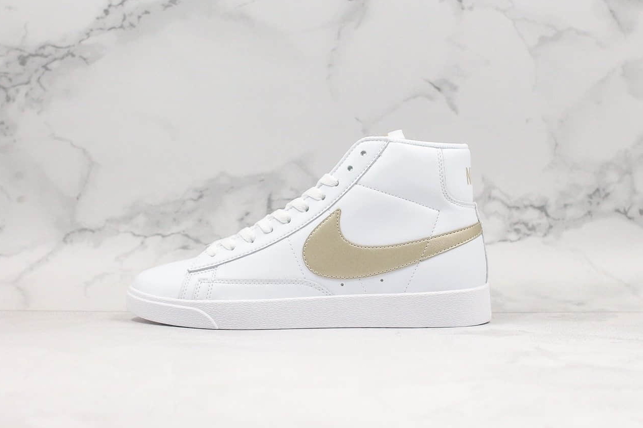 Nike Blazer Mid Vintage White Gold 917862 103 - Stylish Retro Sneakers with a Classic Touch!