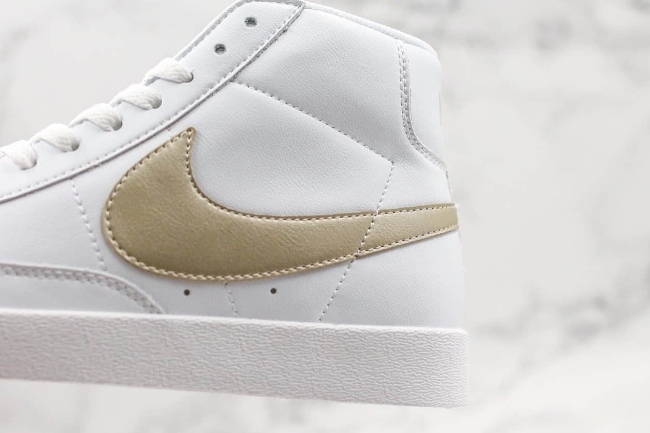 Nike Blazer Mid Vintage White Gold 917862 103 - Stylish Retro Sneakers with a Classic Touch!