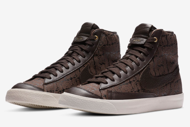 Nike Blazer Mid 77 Vintage 'Velvet Brown' DA4299-200: Classic Style with a Luxurious Twist