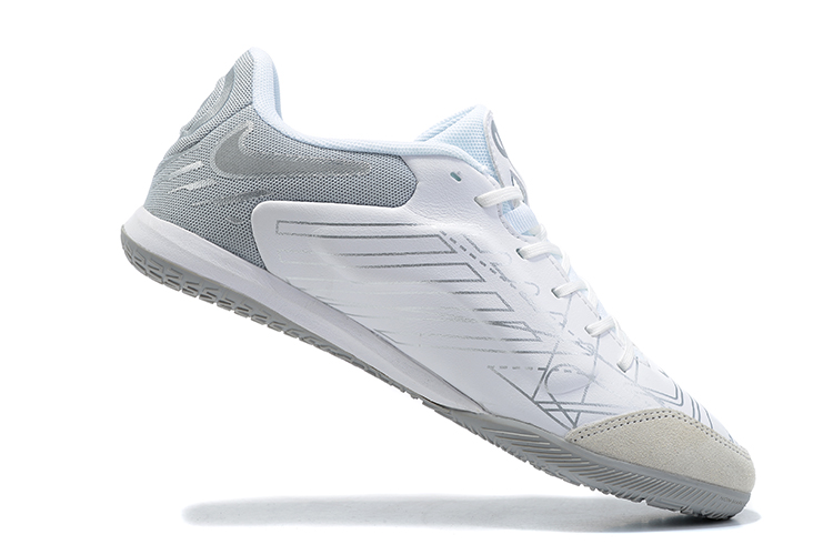 Nike Tiempo React Legend 9 Pro IC - White Chrome Wolf Grey Pure Platinum | Shop Now!