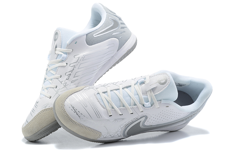 Nike Tiempo React Legend 9 Pro IC - White Chrome Wolf Grey Pure Platinum | Shop Now!