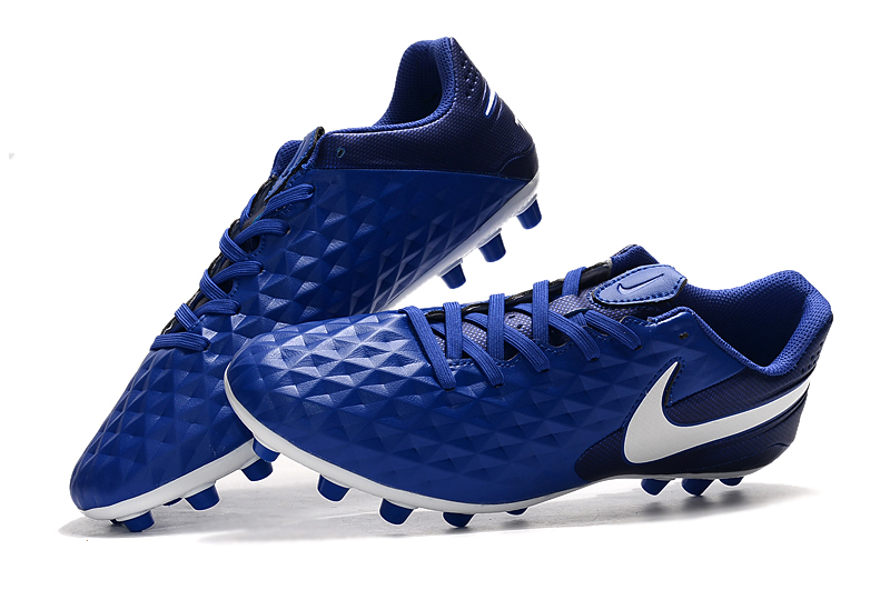Nike Legend 8 Academy AG Artificial Grass 'Blue White' AT6012-414 - Premium Footwear for Optimal Performance