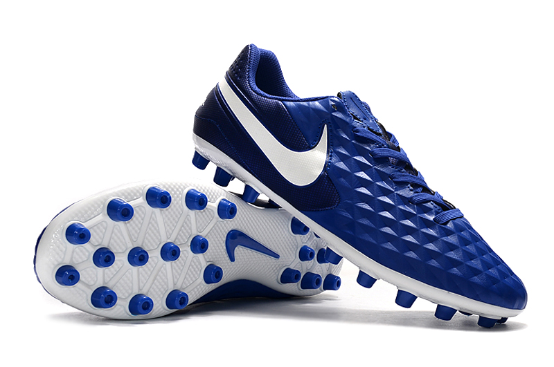 Nike Legend 8 Academy AG Artificial Grass 'Blue White' AT6012-414 - Premium Footwear for Optimal Performance