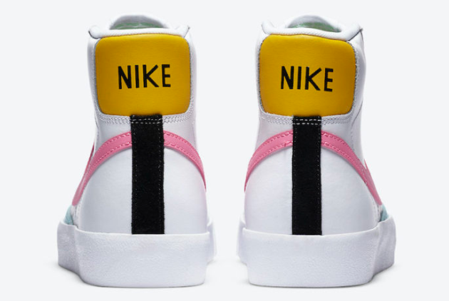 Nike Wmns Blazer Mid '77 Vintage White/Pink Glow-Pure Platinum | Shop Now