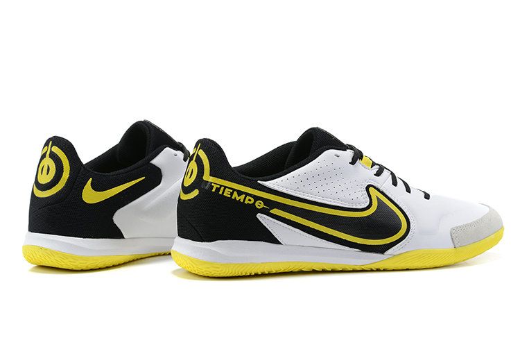 Nike Tiempo Legend 9 Academy IC White Yellow Strike Soccer Shoes