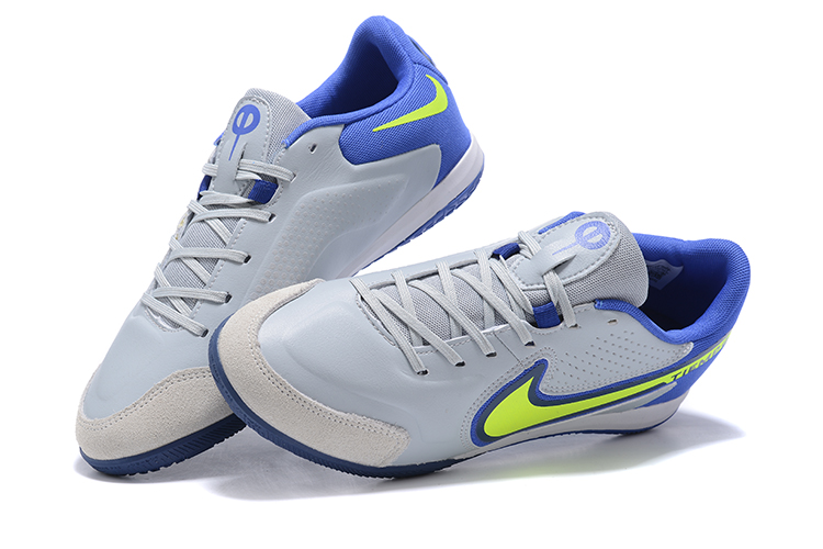 Nike LEGEND 9 ACADEMY IC Indoor Court GREY FOG - Gray Blue Green - DA1190-075