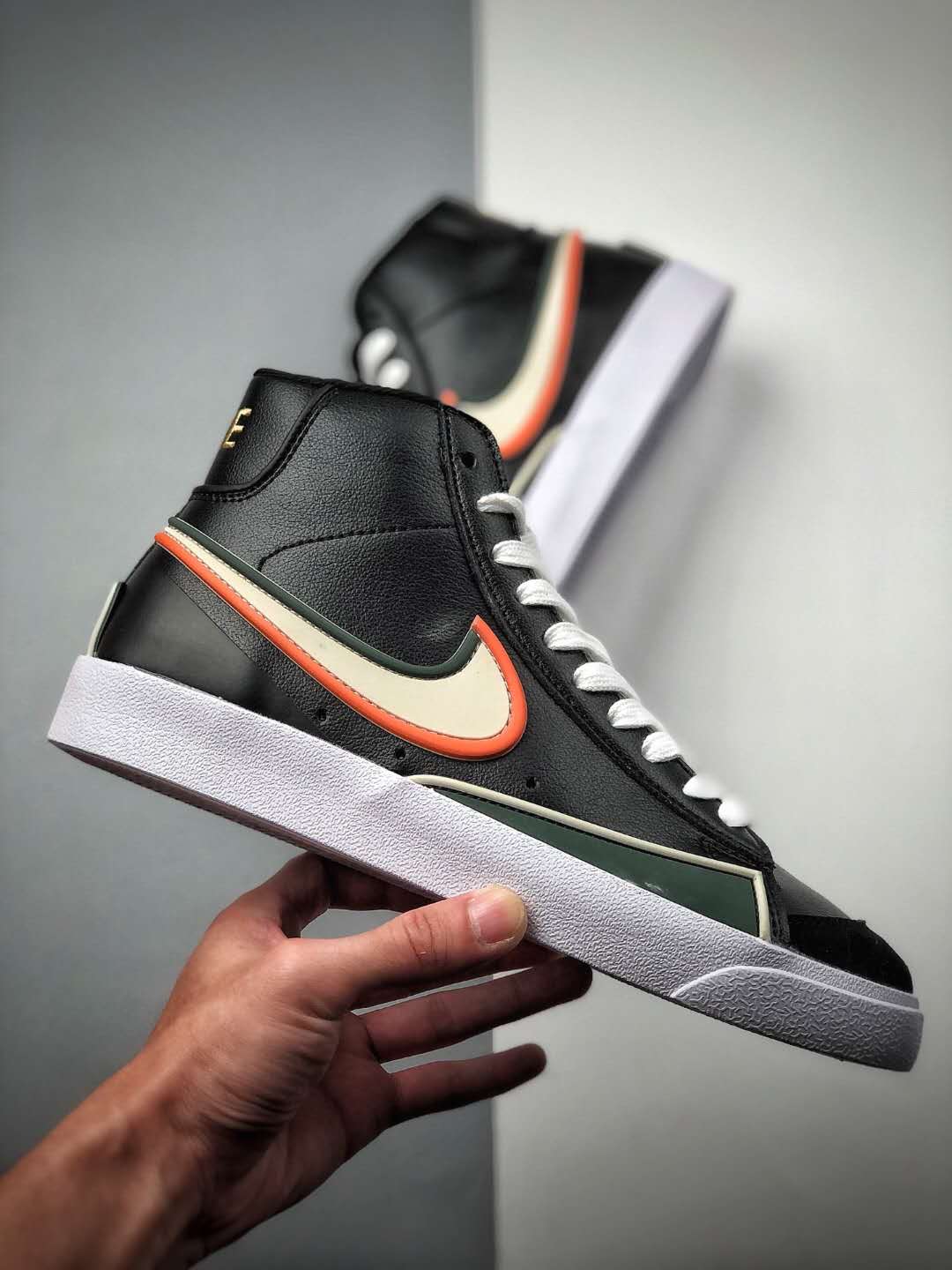 Nike SB Blazer Mid 77 VNTG Suede Mix - Limited Edition Black Color Drop (853506)