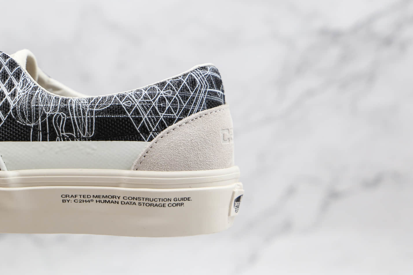 C2H4 x Vans Era Skateboarding Shoes Unisex Black Graffiti VN0A5EFN626 | Limited Edition Collaboration