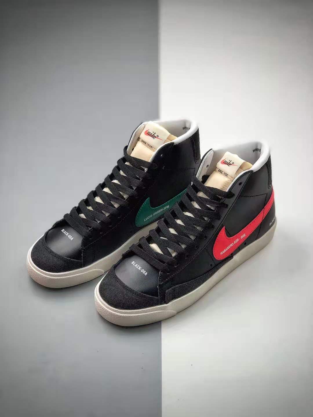 Nike Blazer Mid 77 'Color Code - Black' DA2142-046 - Stylish & Timeless Sneakers
