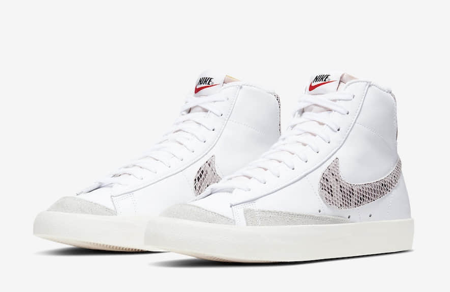 Nike Blazer Mid Vintage 'Snakeskin Swoosh' CI1176-101 - Stylish Retro Sneakers.