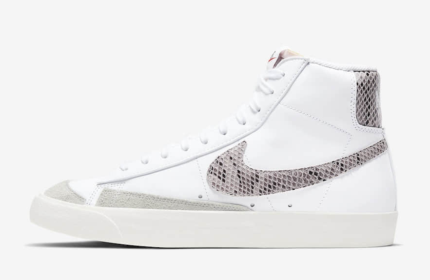Nike Blazer Mid Vintage 'Snakeskin Swoosh' CI1176-101 - Stylish Retro Sneakers.
