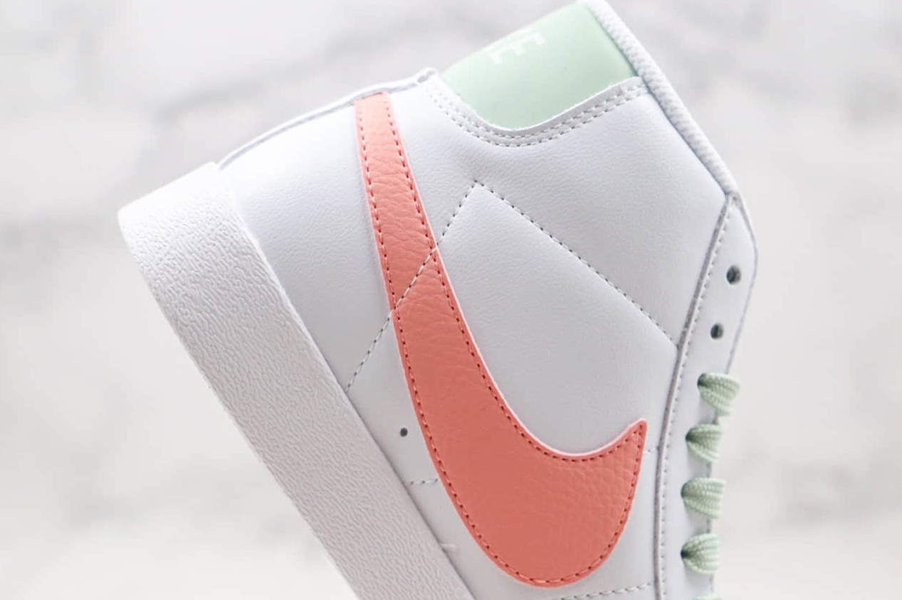 Nike Womens SB Blazer Mid Vintage Suede White Pink Green AV9376-605 - Limited Edition Skateboarding Shoes Nike Womens SB Blazer Mid Vintage Suede White Pink Green AV9376-605 - Limited Edition Skateboarding Shoes