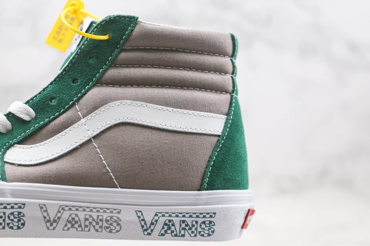 Vans Sk8-hi Grey Grenn Sneakers - Stylish Grey Green VN0A4BV6X0P